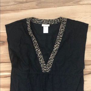 Michael Kors Black sexy caftan cover up